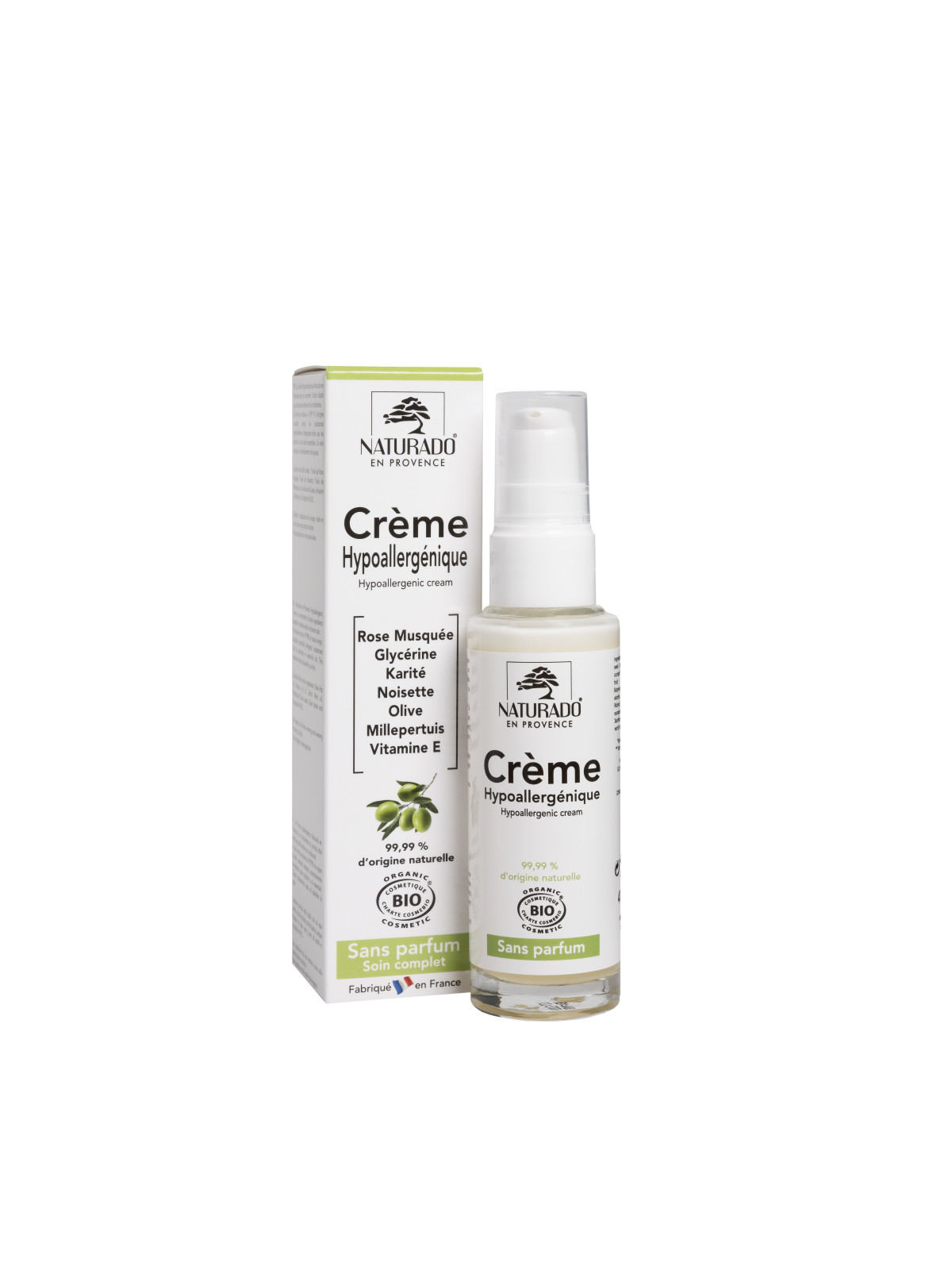 Crème hypoallergénique BIO