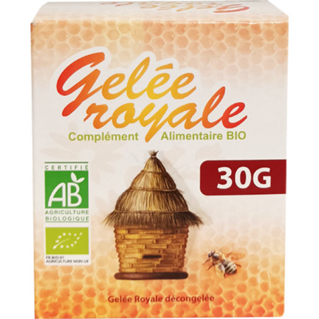 Gelée royale biologique pot 30 g- Sentier Nature