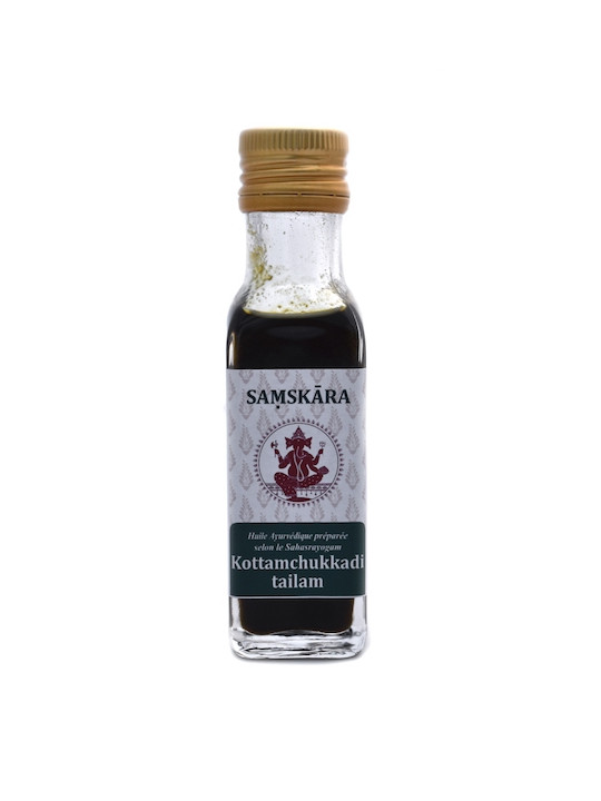 Kottamchukkadi huile Ayurvedique Samskara - Sentier Nature